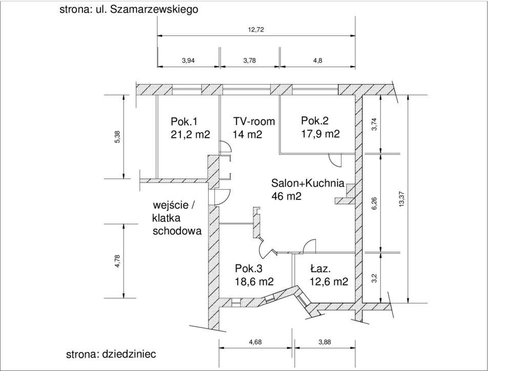 Flat In Central Poznan Apartment ห้อง รูปภาพ